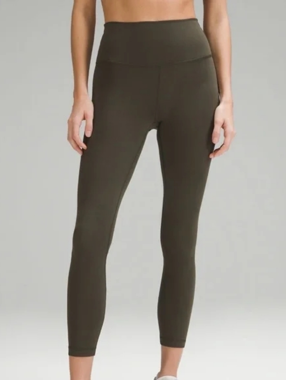 Lululemon Wunder Train High-Rise Tight 25" Pull On Leggings Green 4